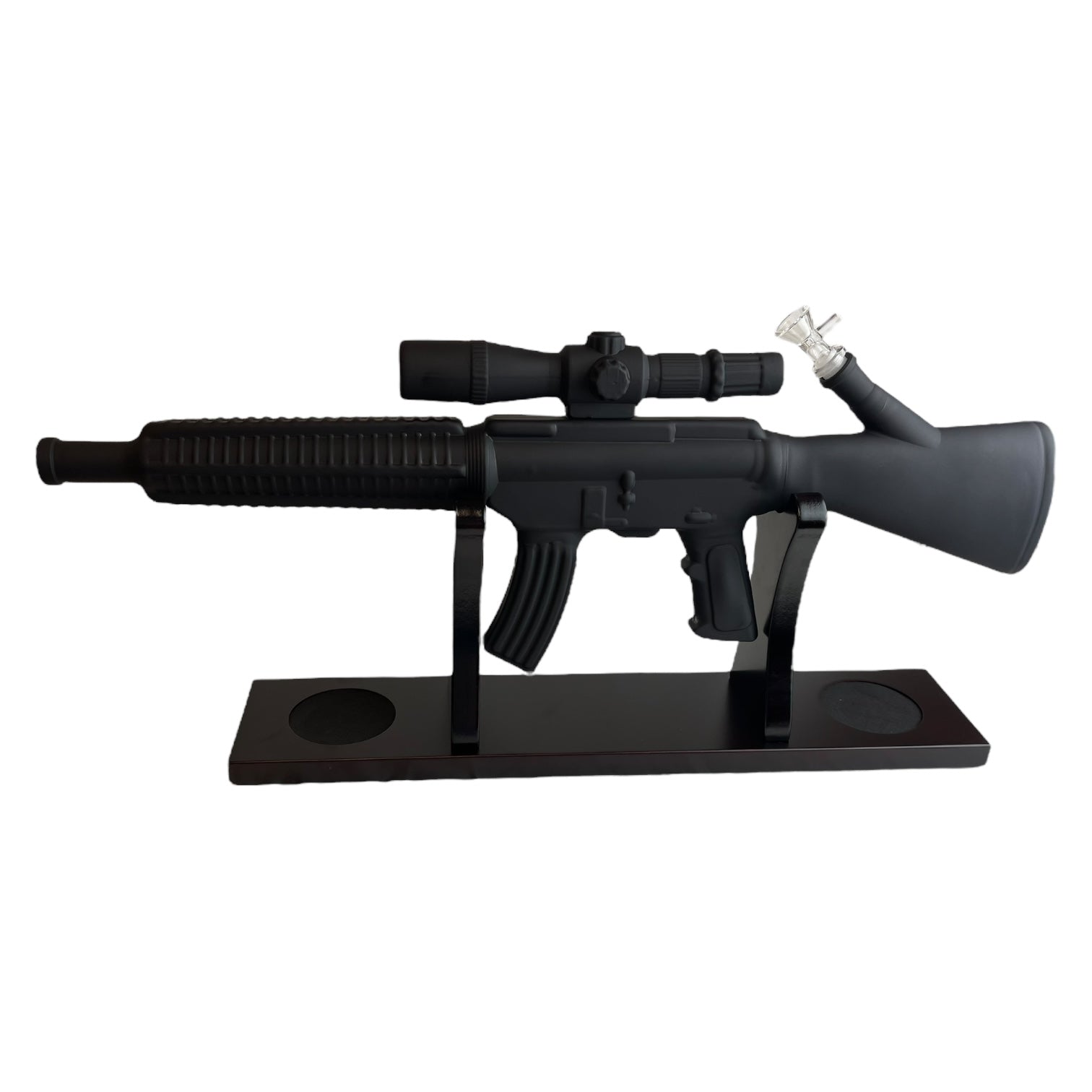 24” Assault Rifle w/ Stand Water Pipe