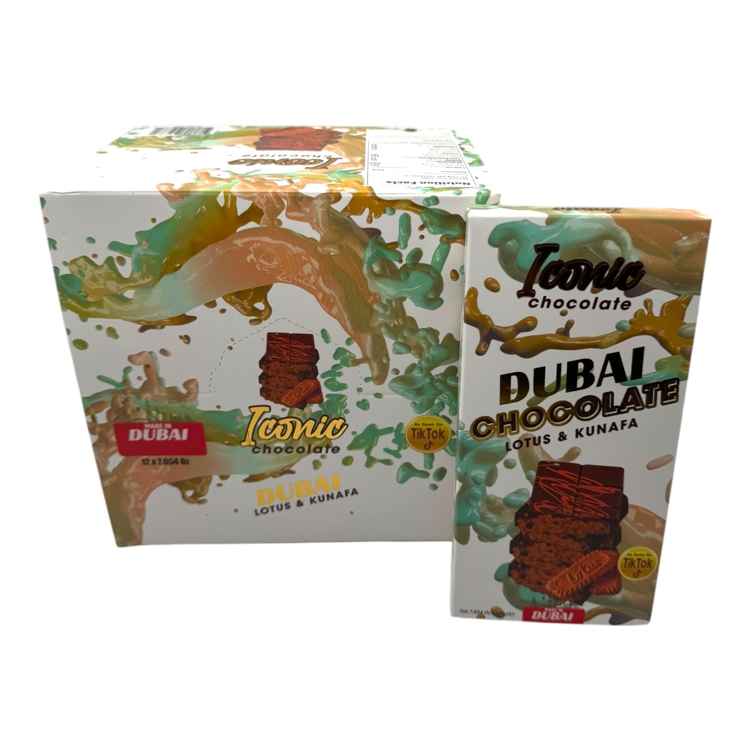 Iconic Dubai Chocolate 7.054 oz - 12pc Display Box