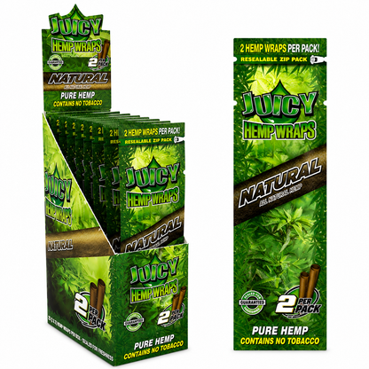 Juicy Hemp Wraps  2pk - 25x2pk Display
