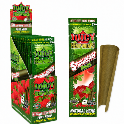 Juicy Hemp Wraps  2pk - 25x2pk Display