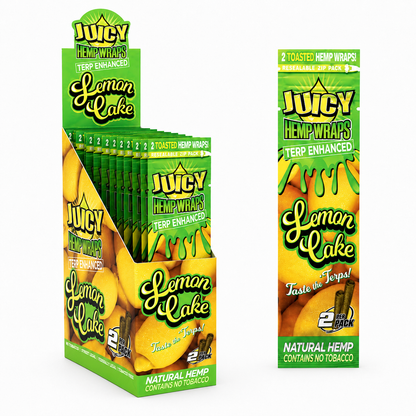 Juicy Hemp Wraps Terp Enhanced 2pk - 25x2pk Display