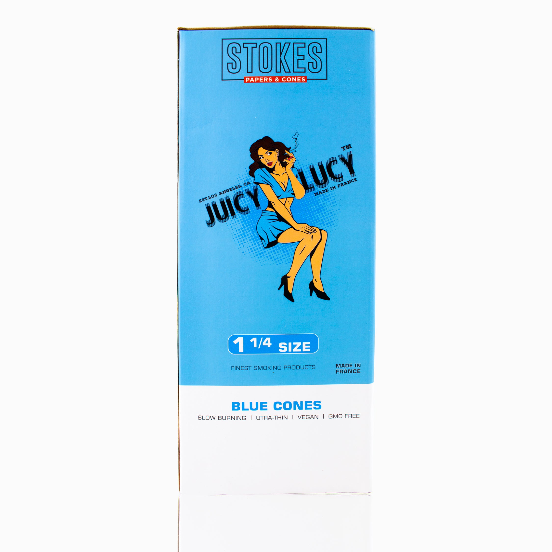 Juicy Lucy Bulk 1 1/4 Blue Cones (1000per box)