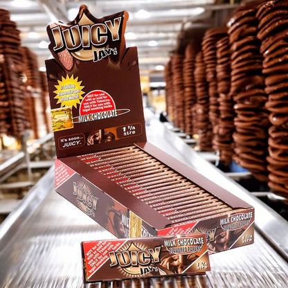 Juicy Jays 1 1/4 Milk Chocolate Flavored Rolling Paper