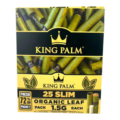 King Palm - 25 Slim Rolls - Bulk Pouch - 1.5g (8 Pack Display)