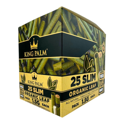 King Palm - 25 Slim Rolls - Bulk Pouch - 1.5g (8 Pack Display)