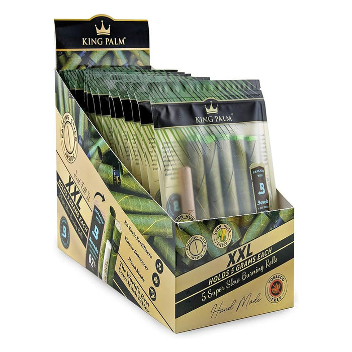 King Palm - XXL Rolls - 5g - 5 per Pouch/ 15 Pouch Display