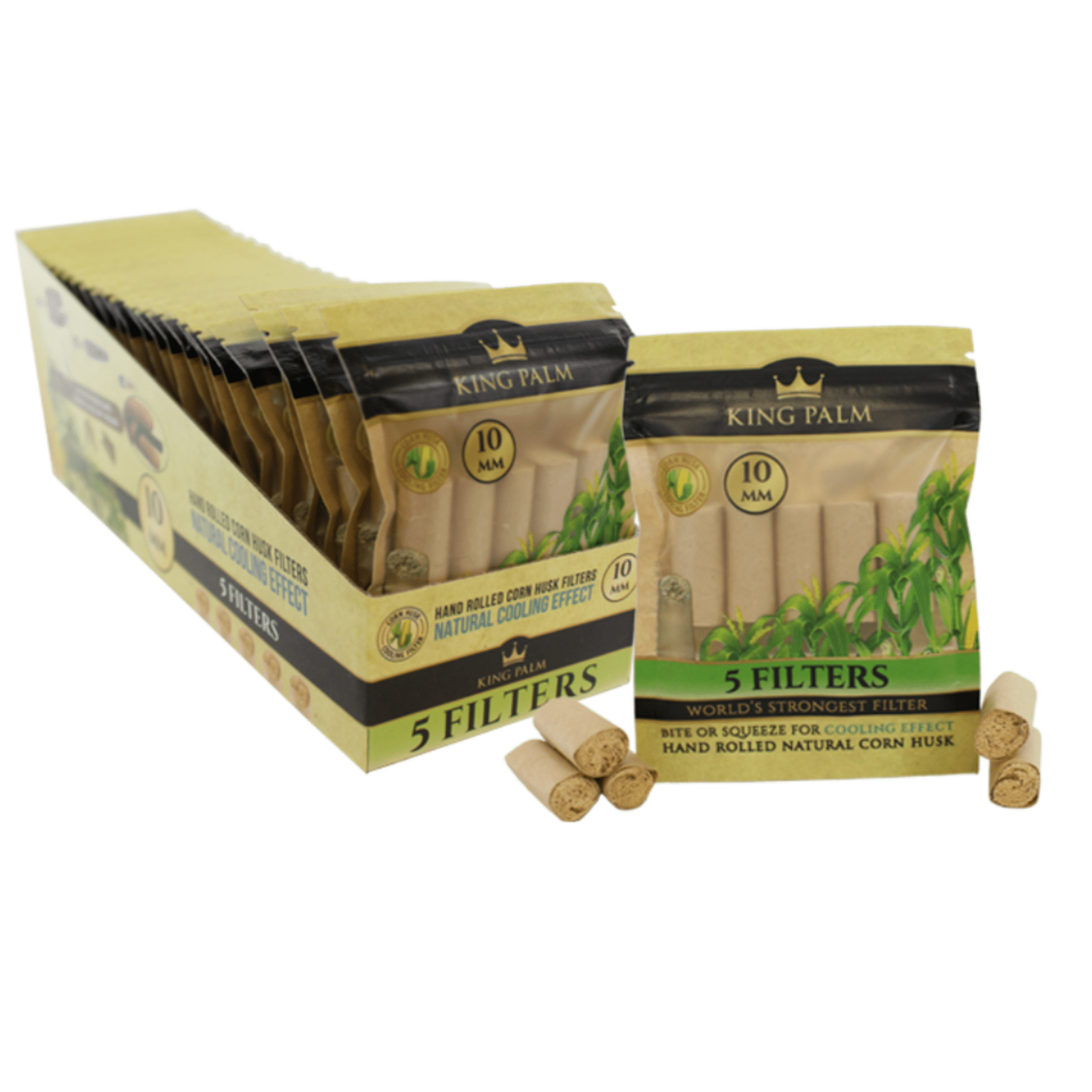 King Palm Corn Husk Filters