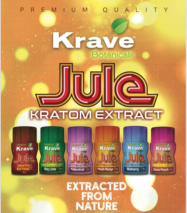 Krave Kratom Jule Extract Shot - 10ml 24ct Display (12Dis/Cs)