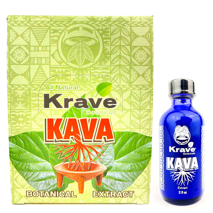 Krave Kava Liquid Shots - Botanical Blend 2 fl oz (12pcs/Display)