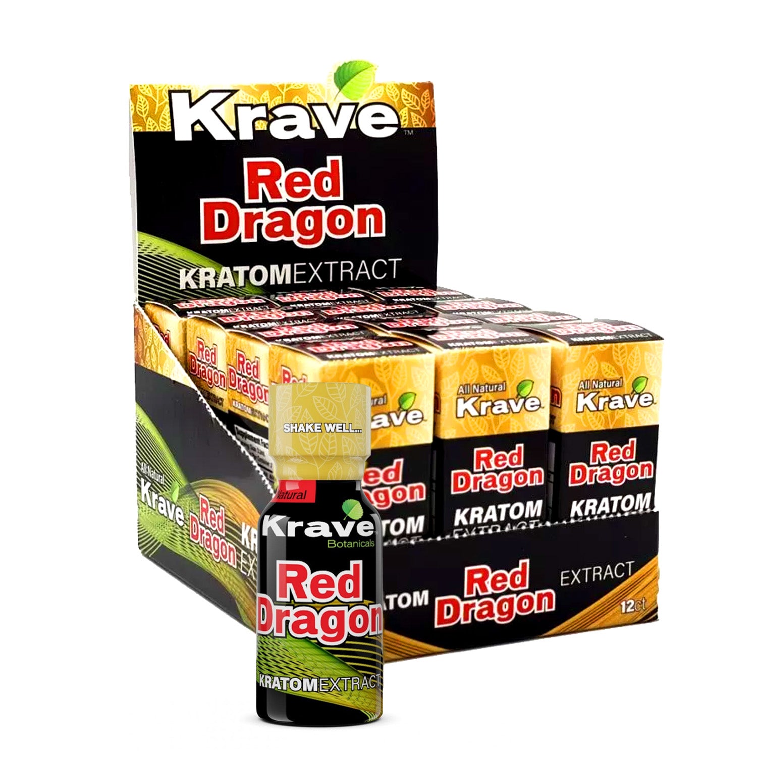Krave Kratom Extract Liquid Shots (12pcs/Display)