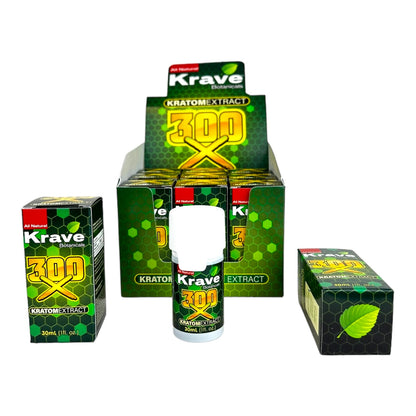 Krave Kratom Extract 300X - 30ml Liquid