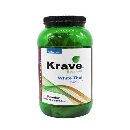 Krave Kratom Powder (1000g) White Thal