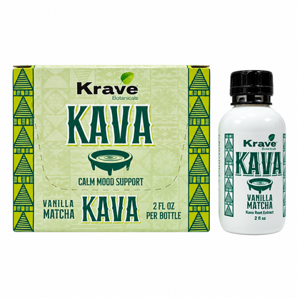 Krave Kava Liquid Shots - Botanical Blend 2 fl oz (12pcs/Display)