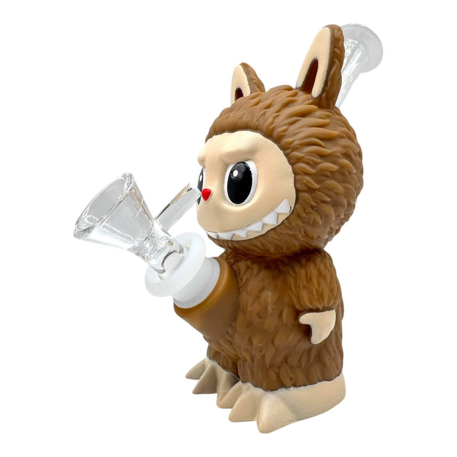 6" Labu Plastic Glass Water Pipe (Assorted Colors)