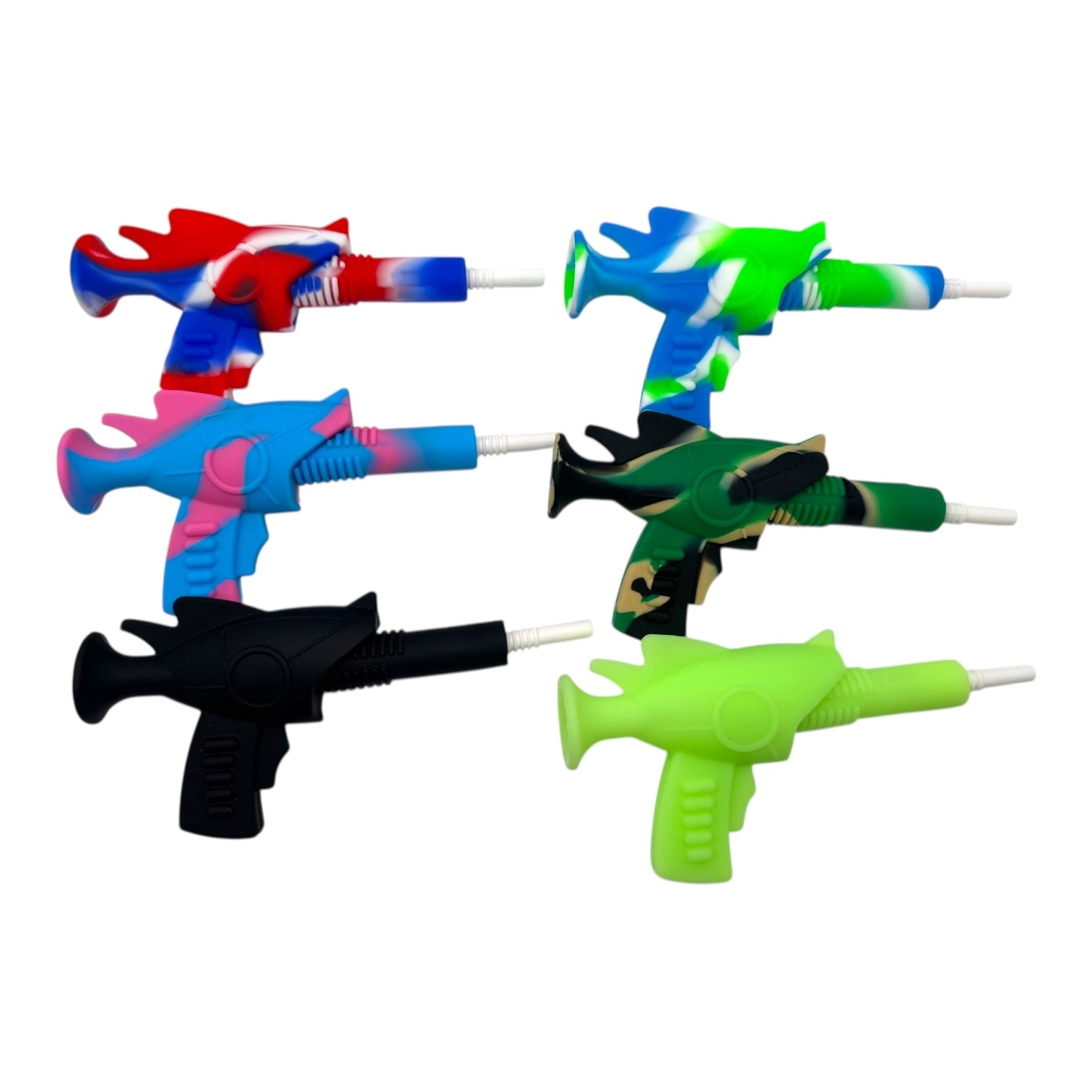 Laser Gun Silicone Nectar Collector "SNC-58" (Assorted Colors)