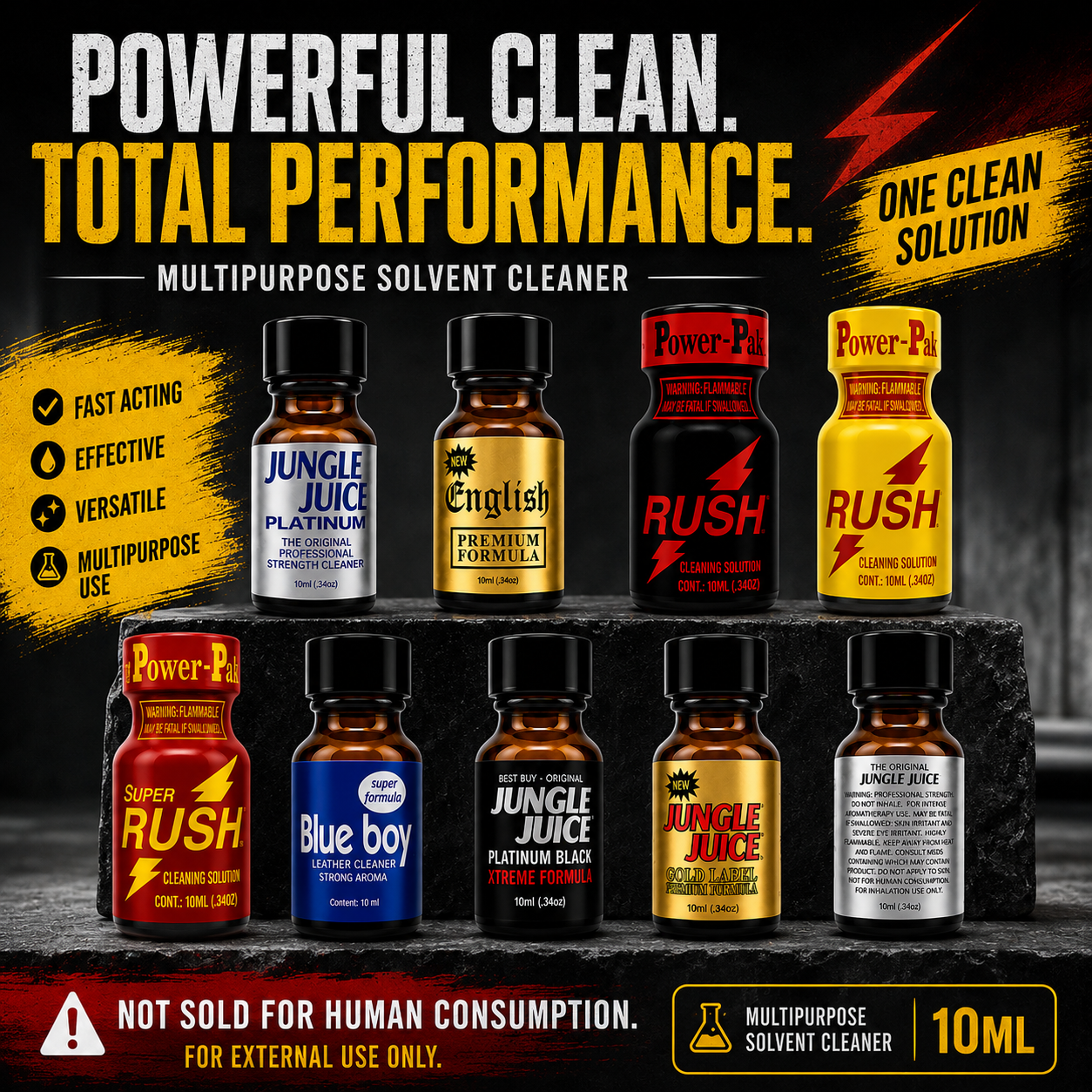 Leather Cleaner - Professional Strength Cleaner 10ml