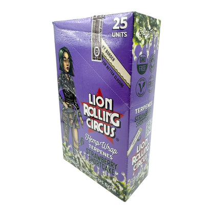 Lion Rolling Circus Terpenes Hemp Wrap - 25pc Display