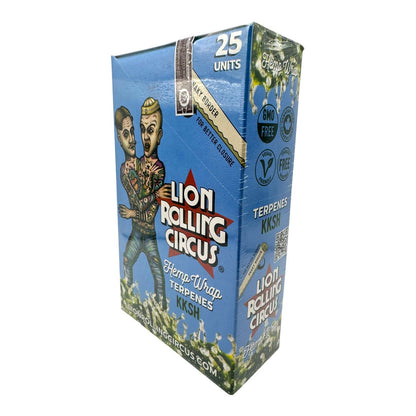 Lion Rolling Circus Terpenes Hemp Wrap - 25pc Display
