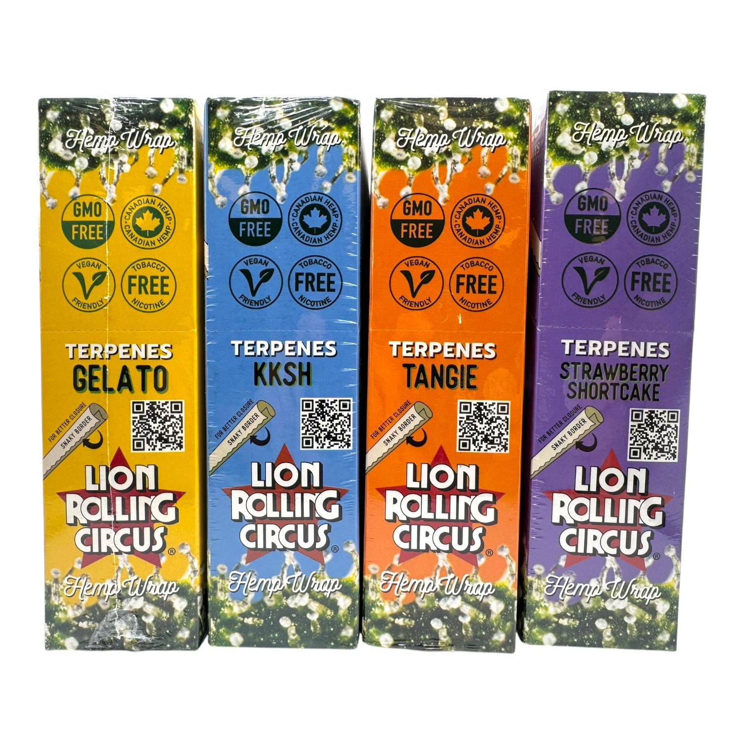 Lion Rolling Circus Terpenes Hemp Wrap - 25pc Display