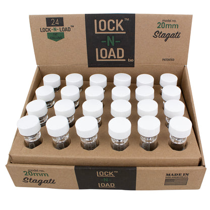 Lock-N-Load Glass Fat Chillum Stagati 20mm (24pcs)