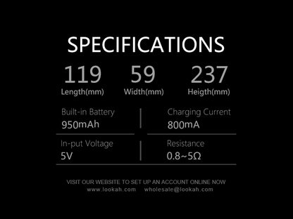 Lookah Dinosaur Electric Dab Rig Kit