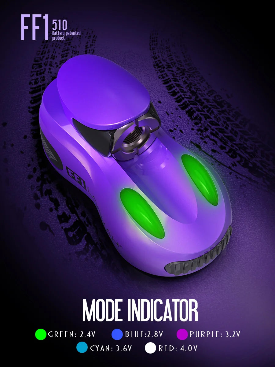 Lookah FF1 Cool 500mah 510 Thread Battery