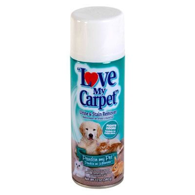 Love My Carpet Urine & Stain Remover 12oz Safe Can