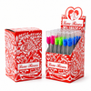 Love Roses Thick Glass Tube 36pc Display Box | 24D/Case