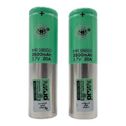 MXJO Type-1 3500mAh 18650 Battery (Pack of 2)