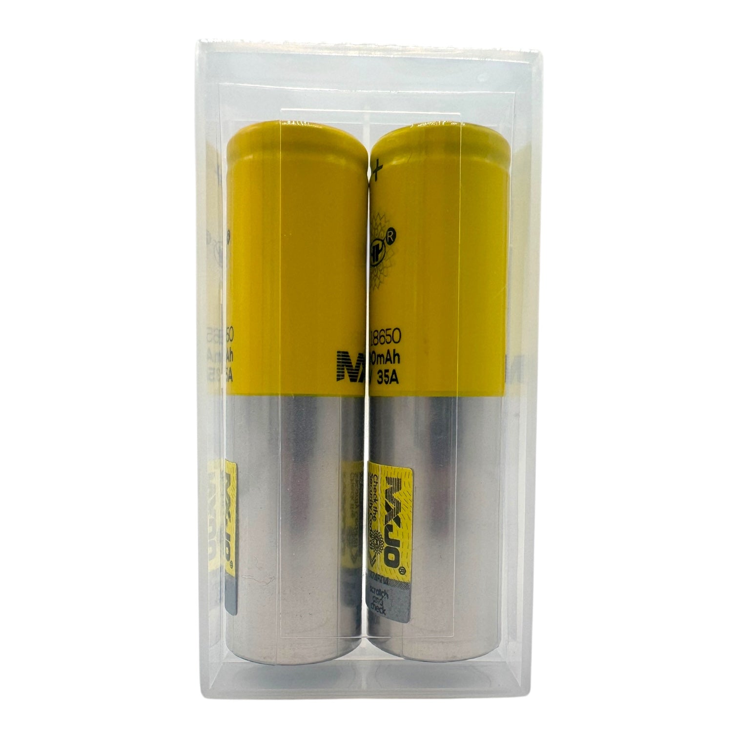 MXJO Type-2 3000mAh 18650 Battery (Pack of 2)