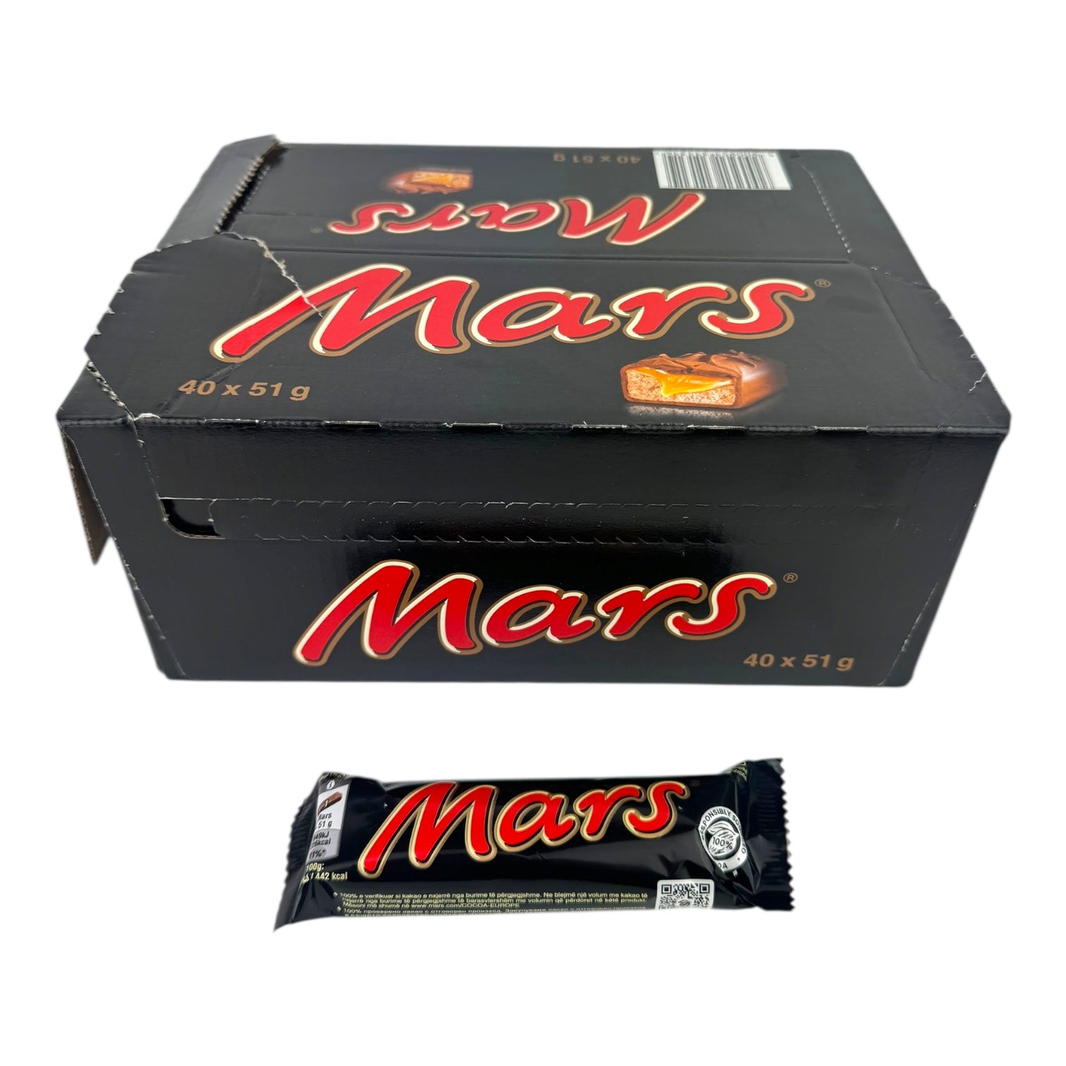 Mars Chocolate Bars 40pc Display 