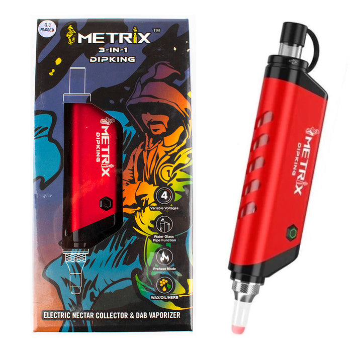 Metrix 3-in-1 Dipking Electric Nectar Collector & Dab Vaporizer