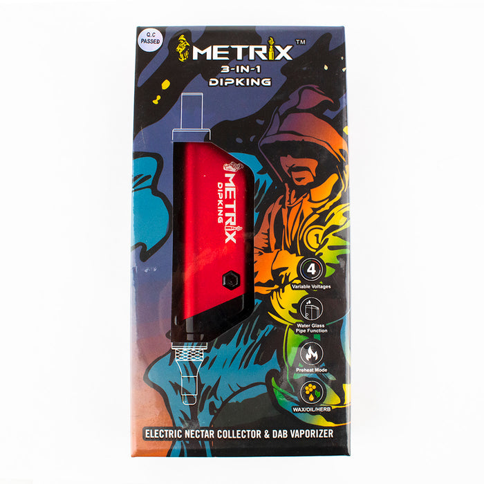 Metrix 3-in-1 Dipking Electric Nectar Collector & Dab Vaporizer
