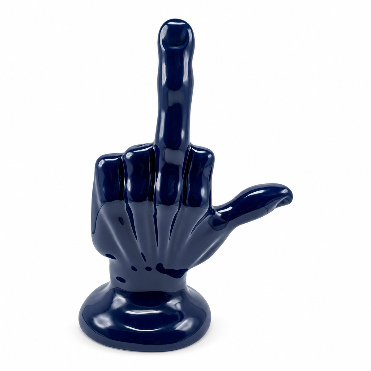 Middle Finger Glass Ceramic Water Pipe