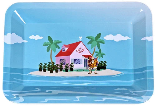 Mini Metal Rolling Tray - Master Roshi Kush