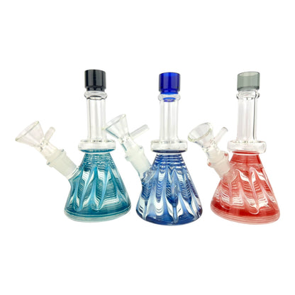  Mini Color Straight Tube Bent Neck Water Pipe