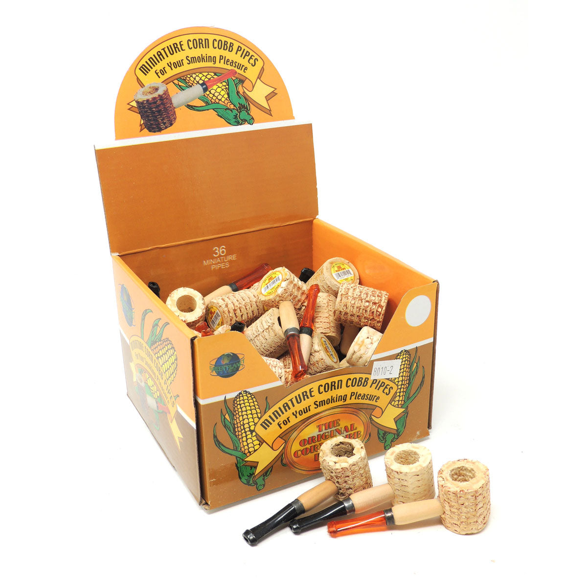 The Original Corn Cobb Pipes - Mini (box of 36)