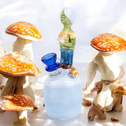 Mushroom Dude Novelty Ceramic Water Pipe
