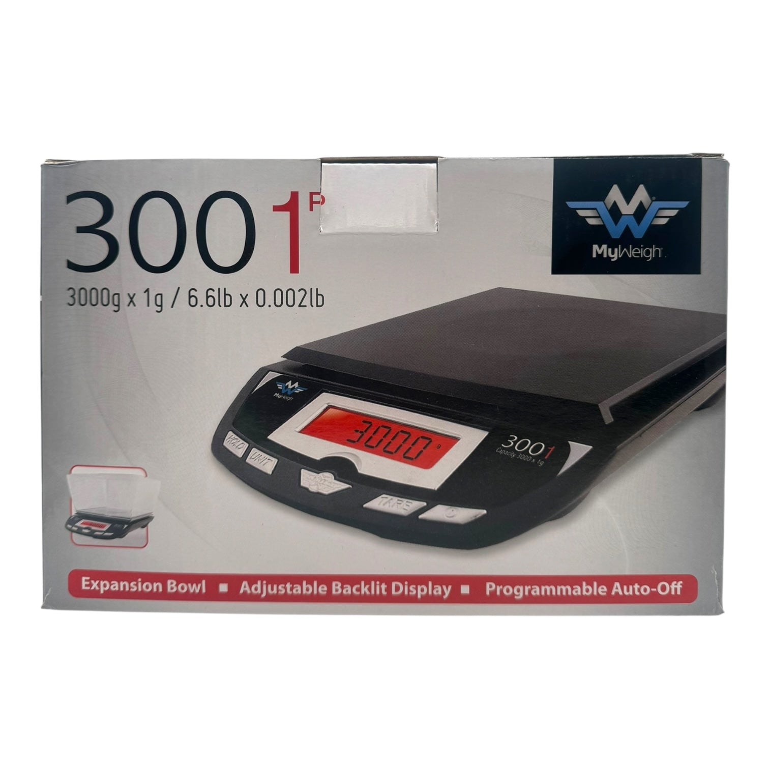MyWeigh 3001P Digital Scale (3000g x 1g)