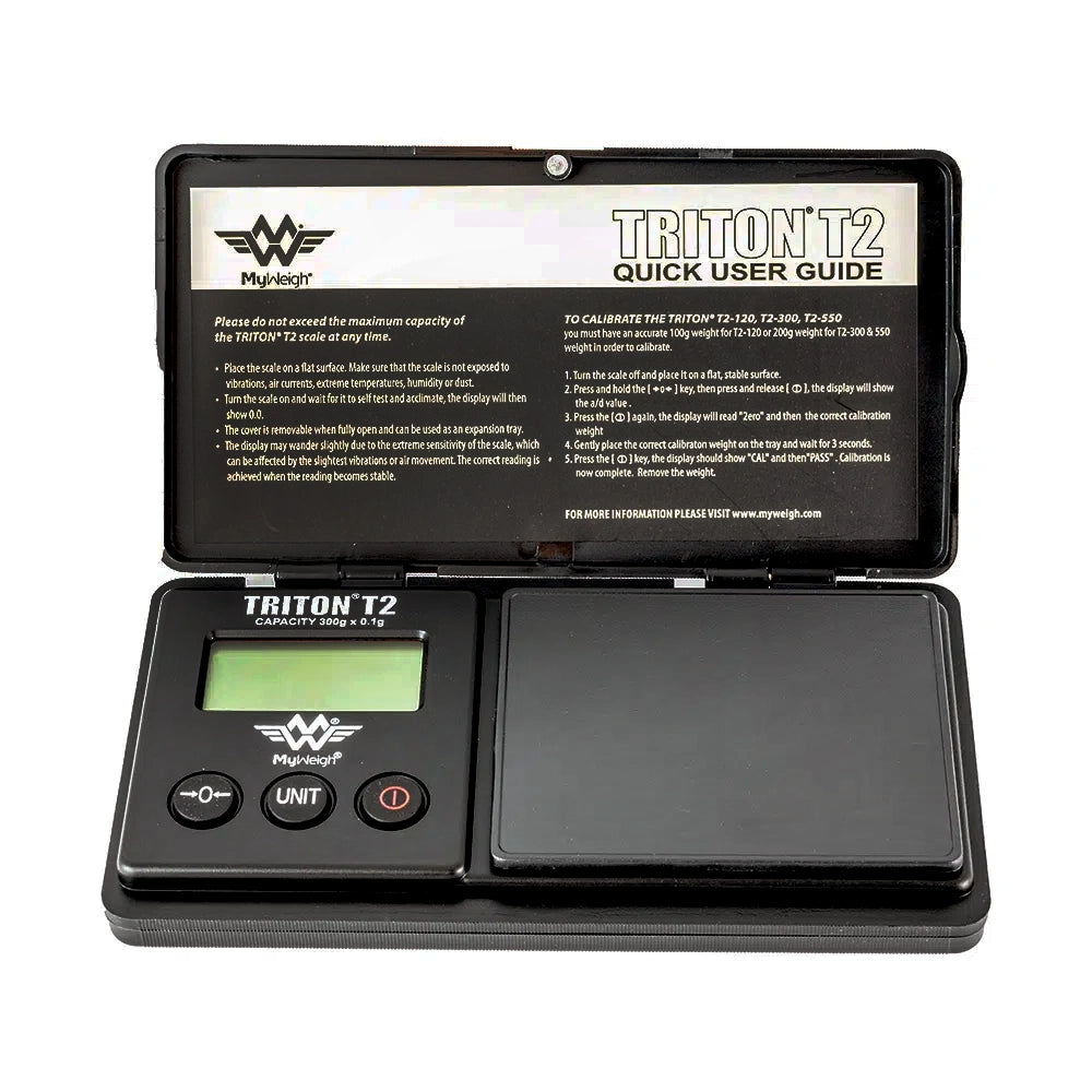 MyWeigh Triton T2 300 Digital Pocket Scale – 300g X 0.1g Precision, Lifetime Warranty