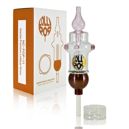 Lollipop Color Marble Premium Nectar Collector Straw "NC-POP11"