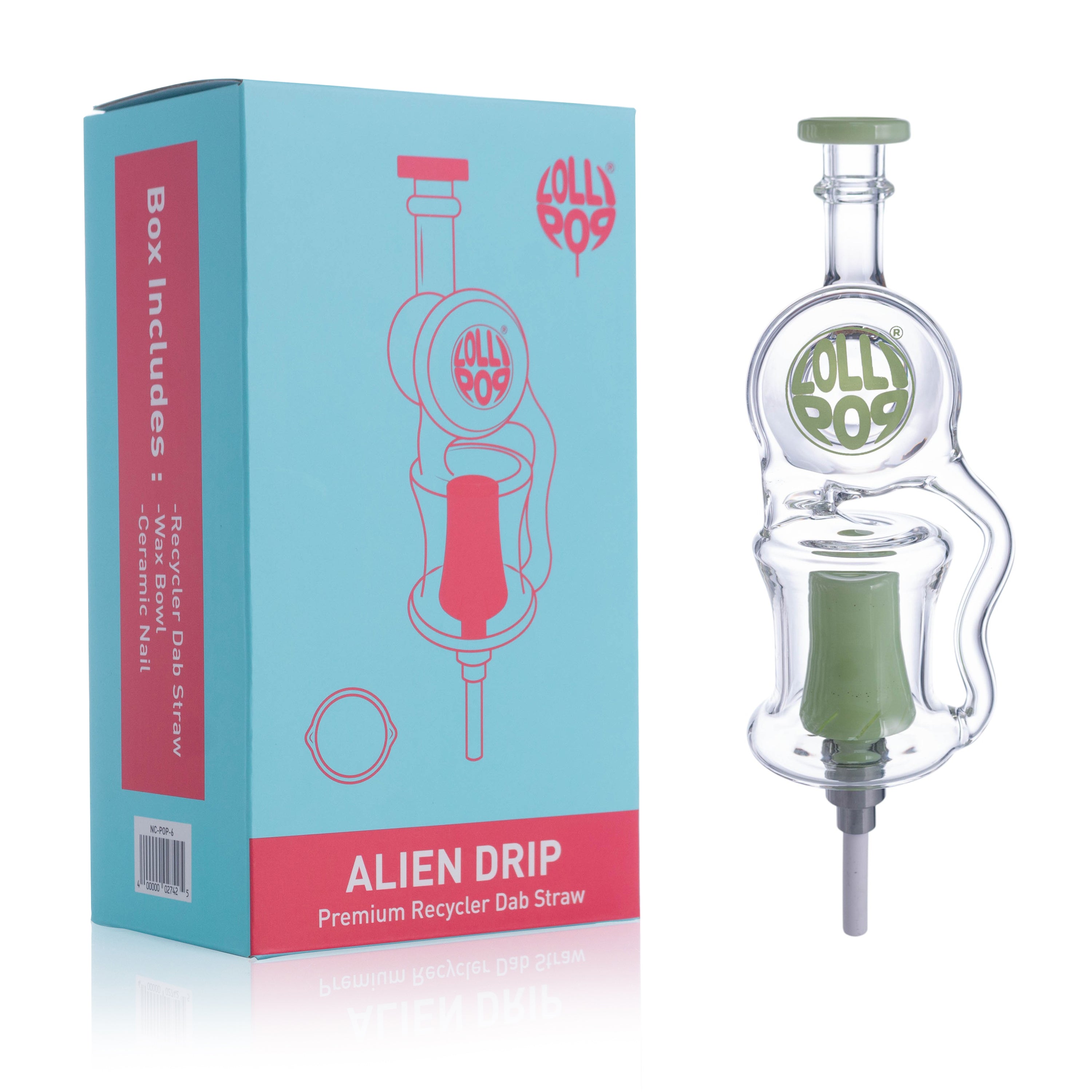 Lollipop Alien Drip Nectar Collector Straw "NC-POP6"