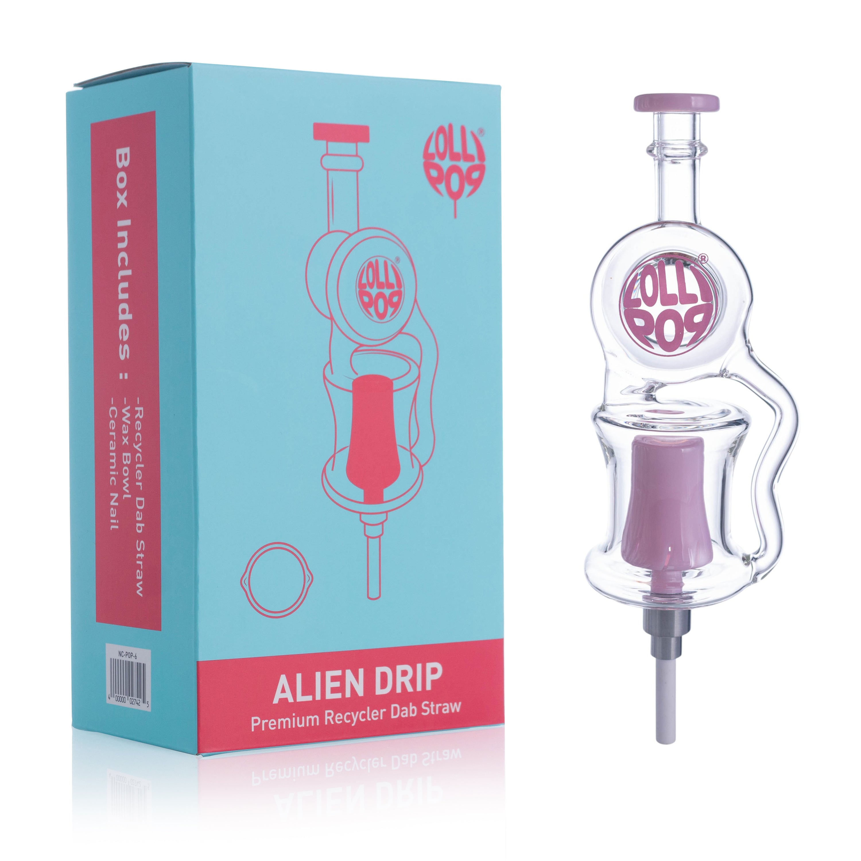 Lollipop Alien Drip Nectar Collector Straw "NC-POP6"