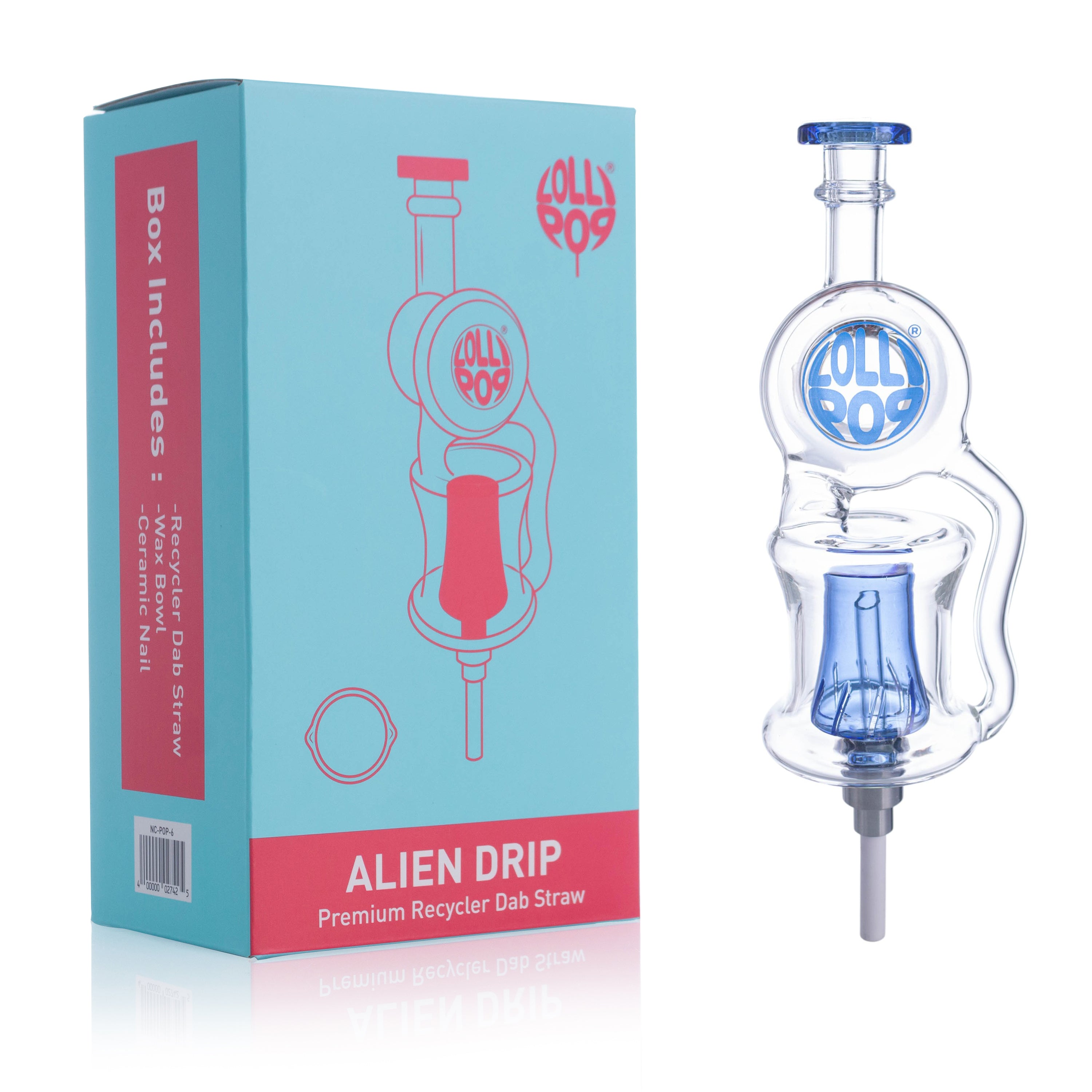 Lollipop Alien Drip Nectar Collector Straw "NC-POP6"