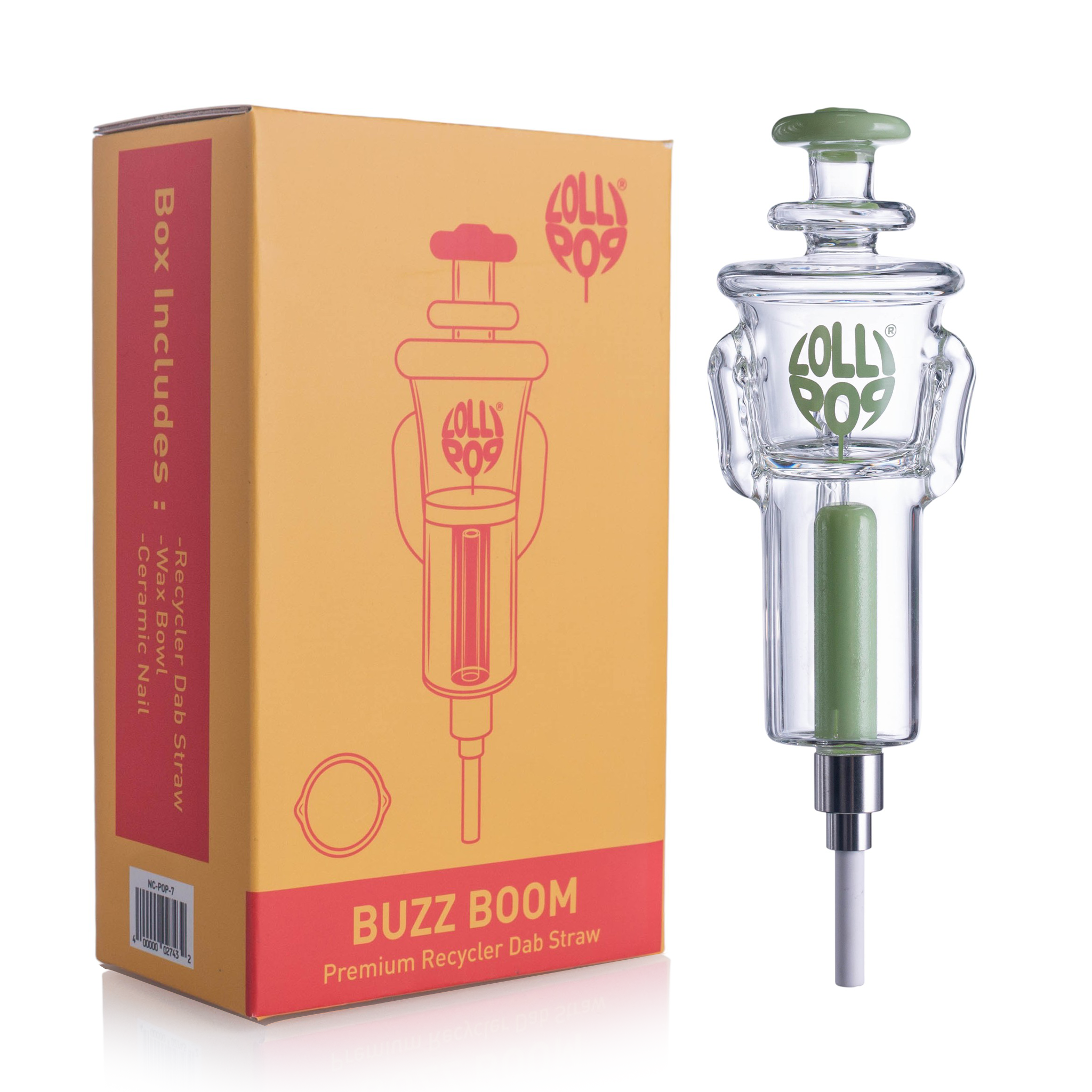 Lollipop Buzz Boom Nectar Collector Straw "NC-POP7"
