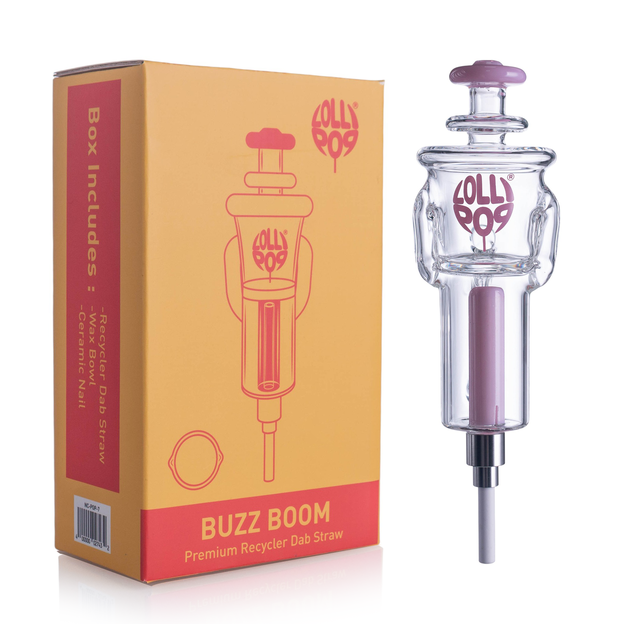 Lollipop Buzz Boom Nectar Collector Straw "NC-POP7"
