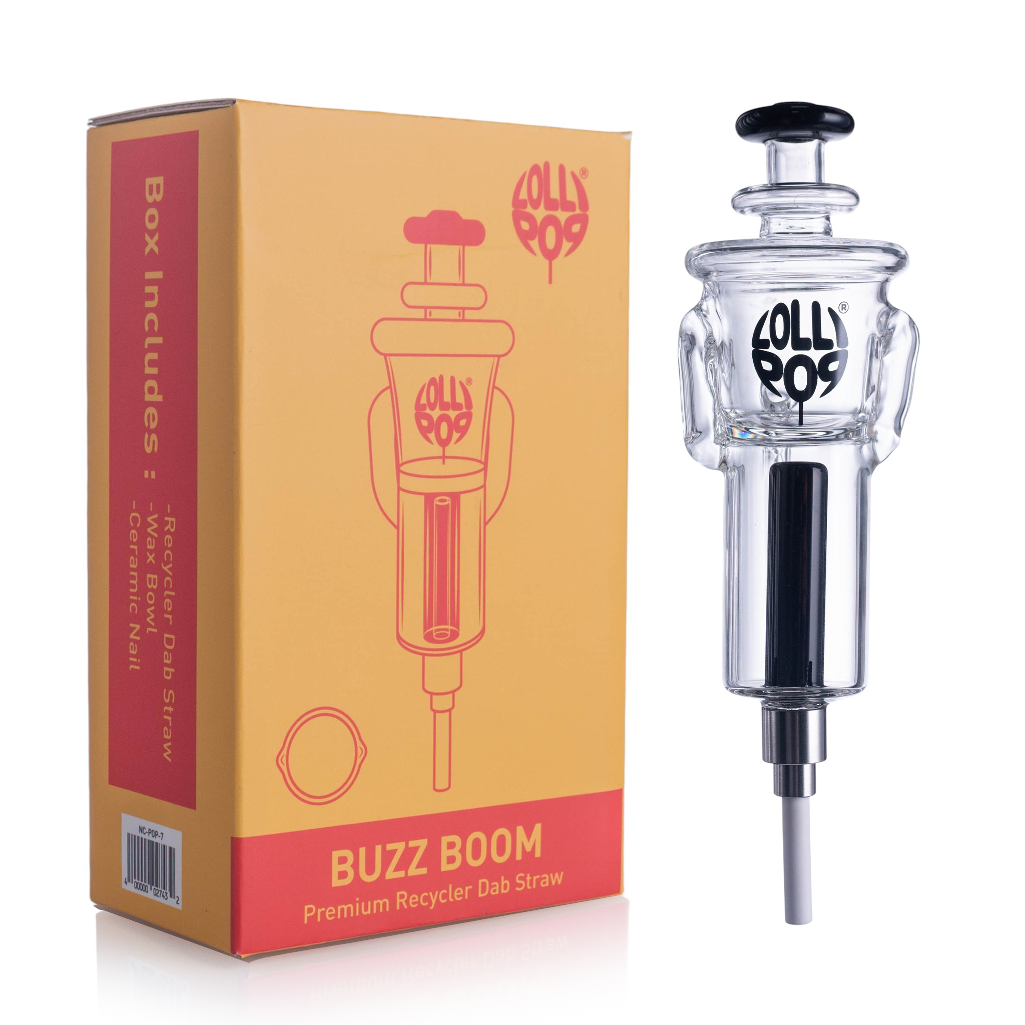 Lollipop Buzz Boom Nectar Collector Straw "NC-POP7"