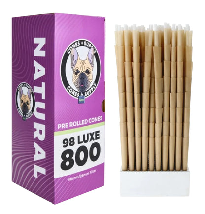 Natural 98 Luxe Size Pre-Rolled Cones