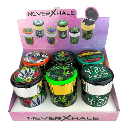Never X Hale Glow in the Dark Car Ashtray  6pc Display