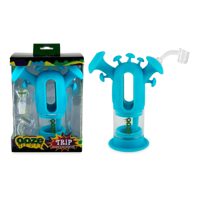 Ooze Trip Silicone Glass Bubbler